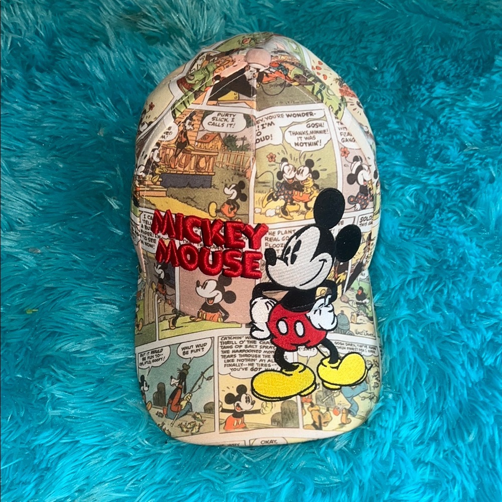 Disney Red and Yellow Mickey Mouse Hat